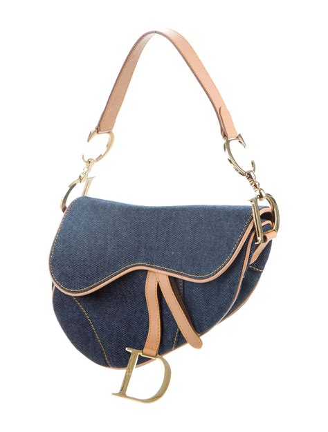 denim dior saddle bag|dior saddle bag street style.